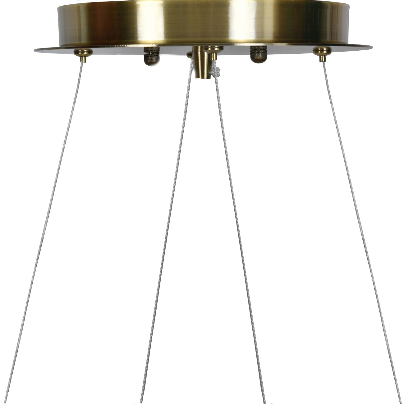 Stukely Gold Spotlight Halo Chandelier